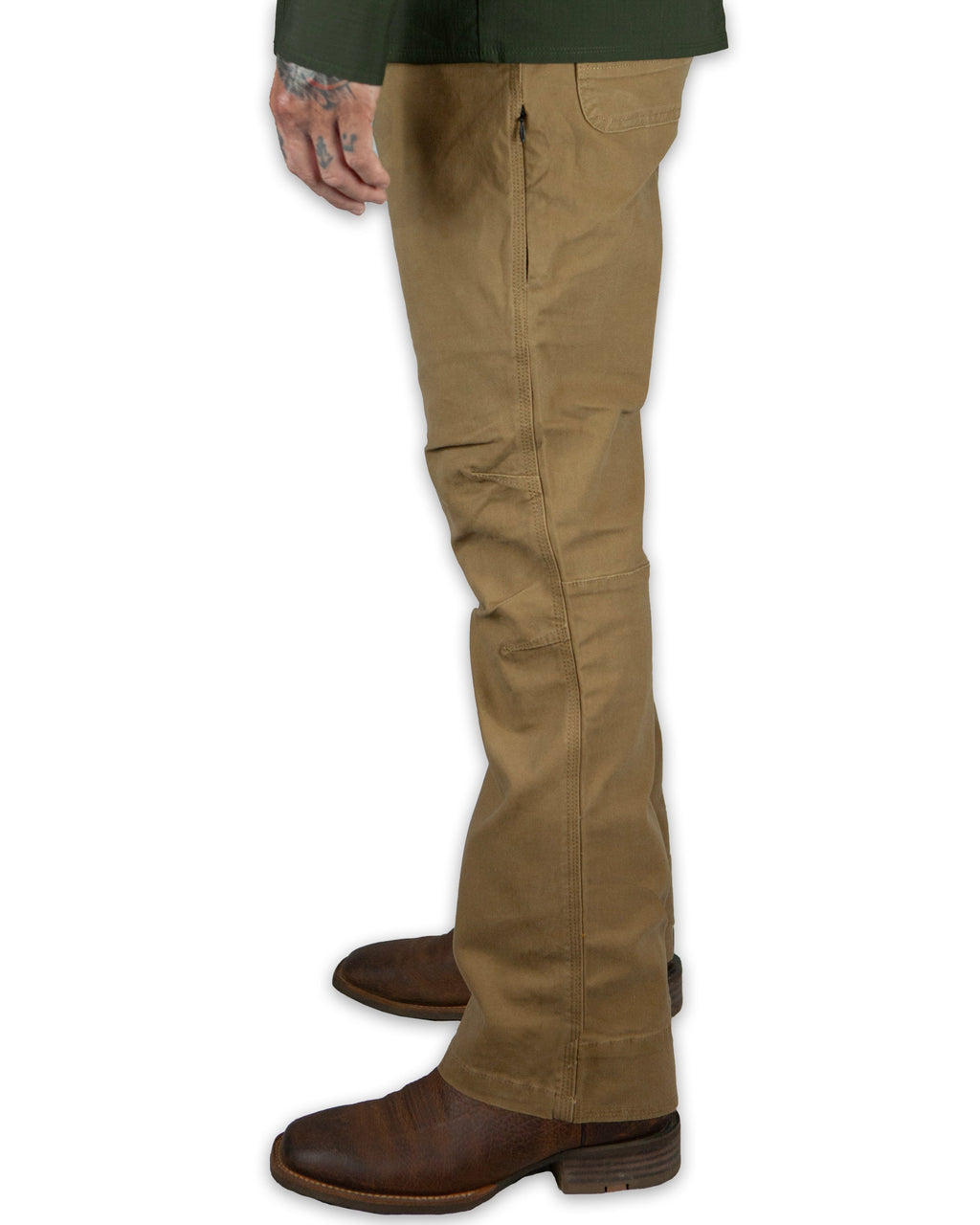 Off The Grid Trailblazer Boot Cut Work Pants – Coyote