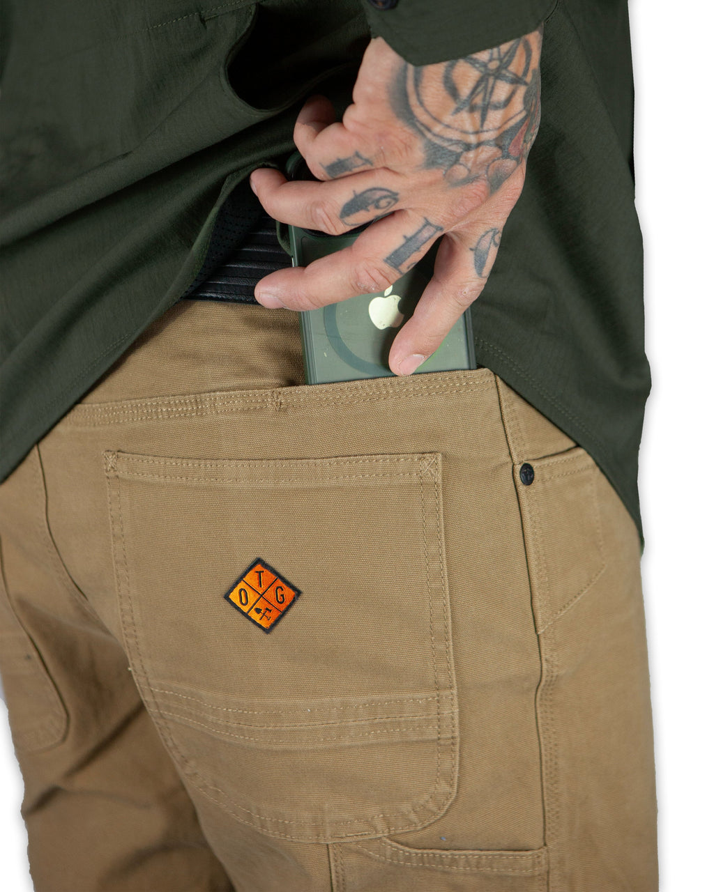 Off The Grid Trailblazer Boot Cut Work Pants – Coyote