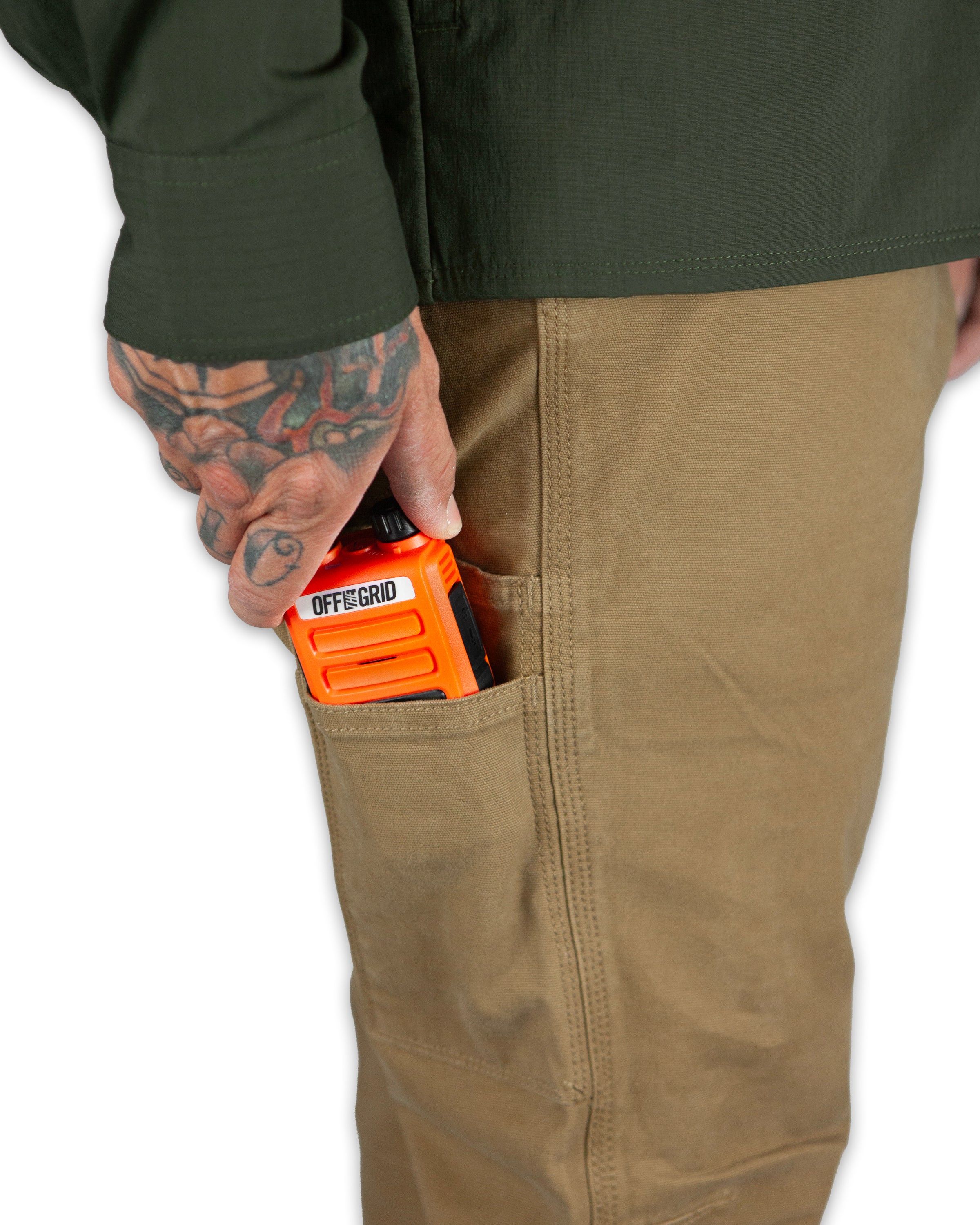 Off The Grid Trailblazer Boot Cut Work Pants – Coyote