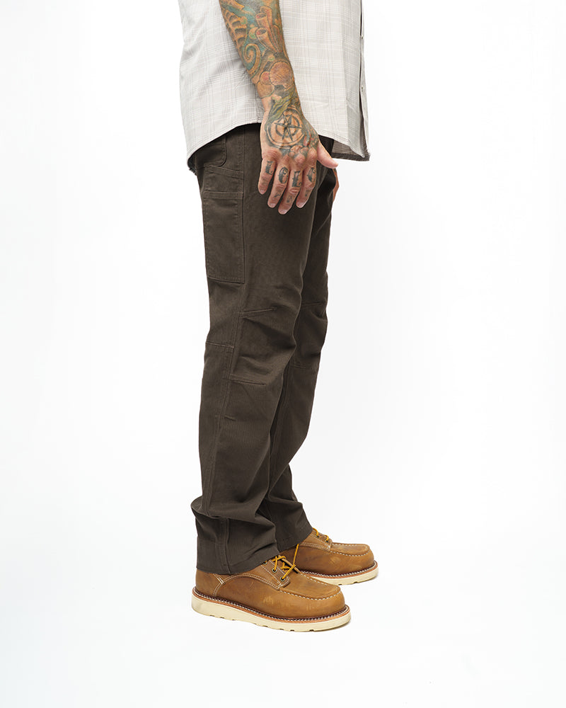 Off The Grid Trailblazer Standard Fit Work Pants – Dark Brown