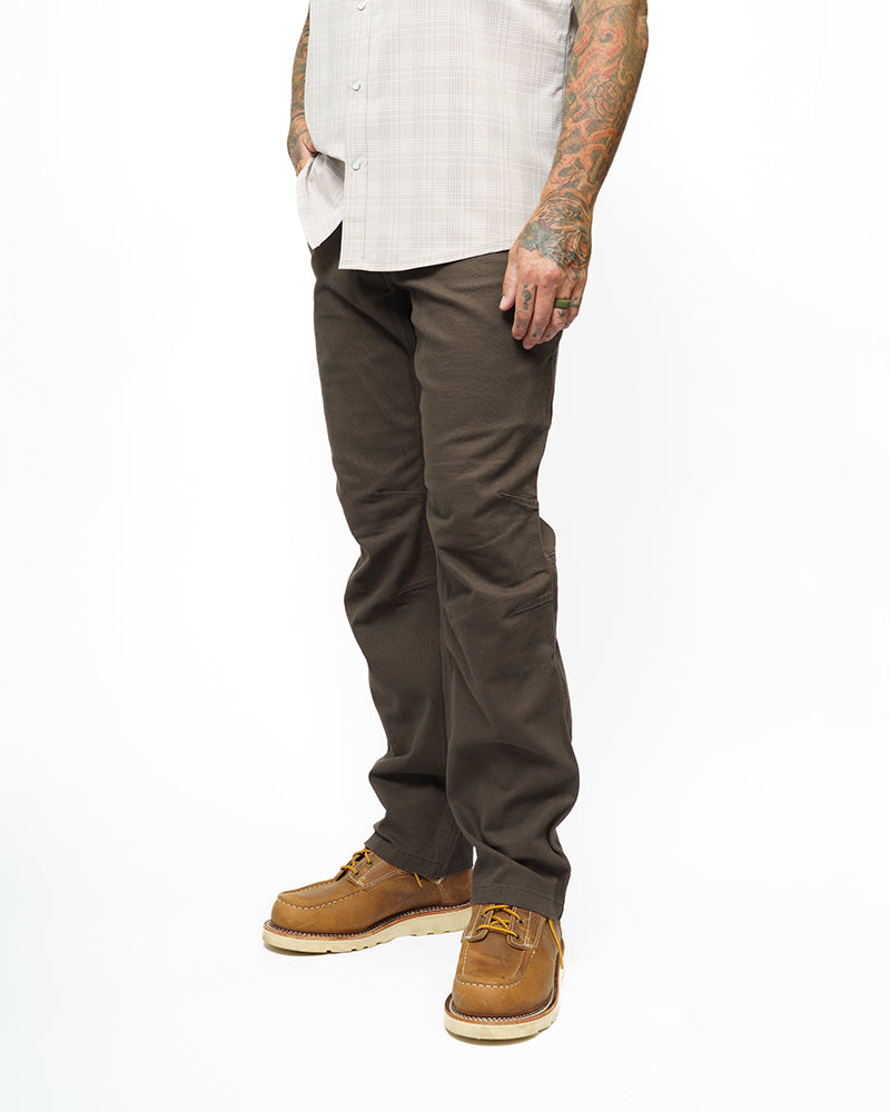 Off The Grid Trailblazer Standard Fit Work Pants – Dark Brown