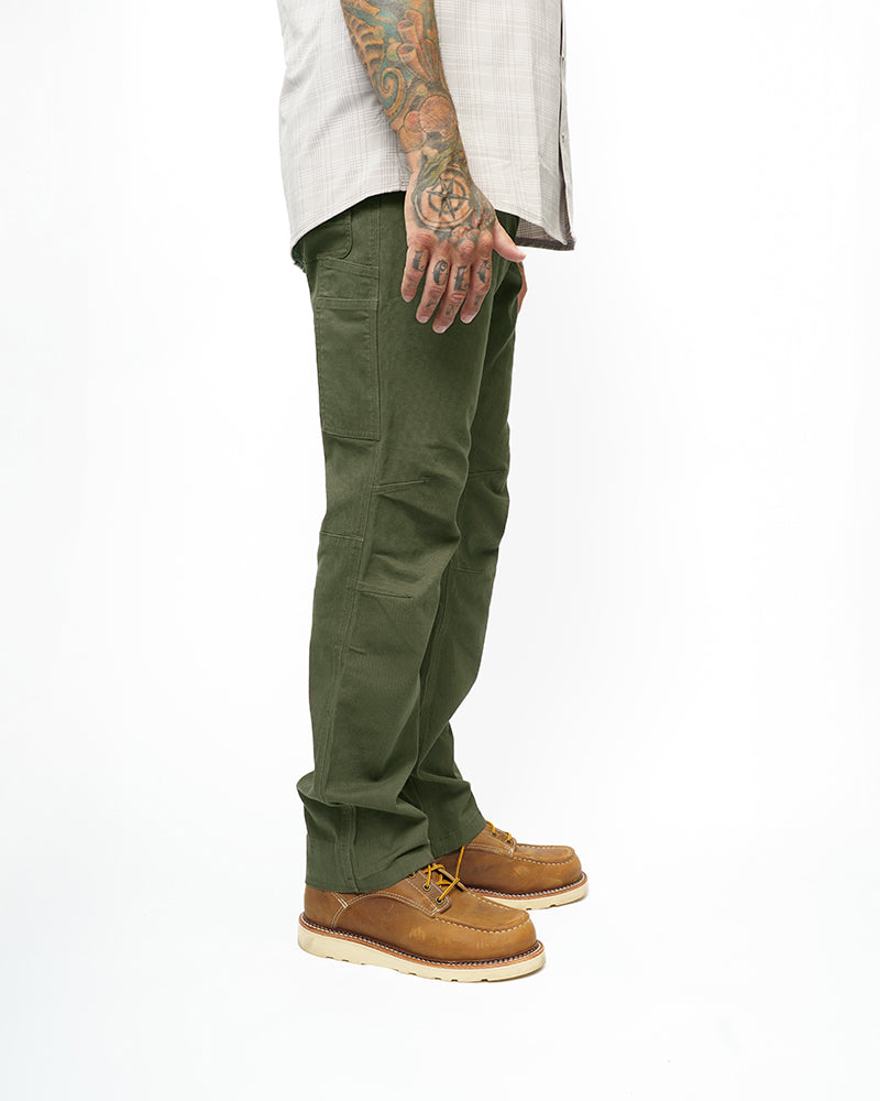 Off The Grid Trailblazer Standard Fit Work Pants – Dark Olive