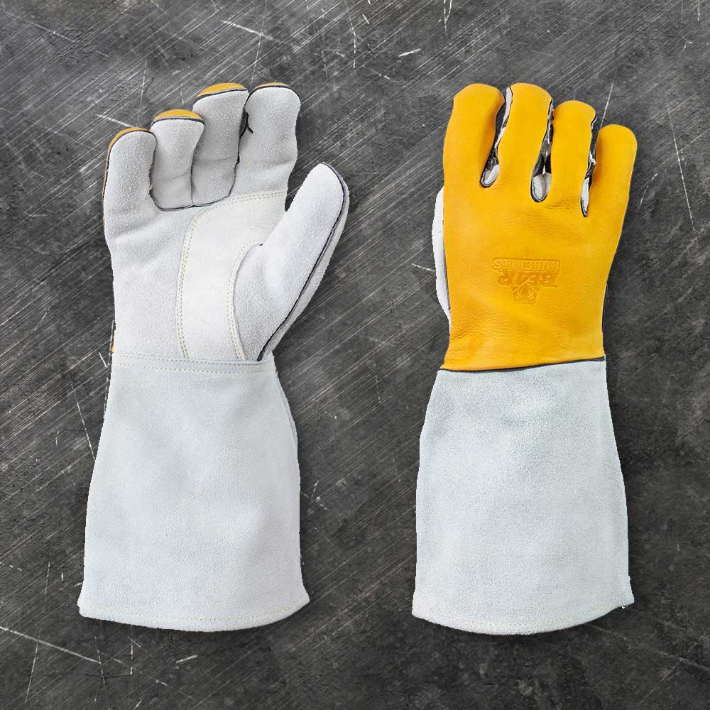 Bear Knuckles Golden Arm MIG/Stick Welding Gloves - W572