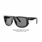 CO Eyewear A Phase Z87+ Photochromic Safety Glasses - Matte Black