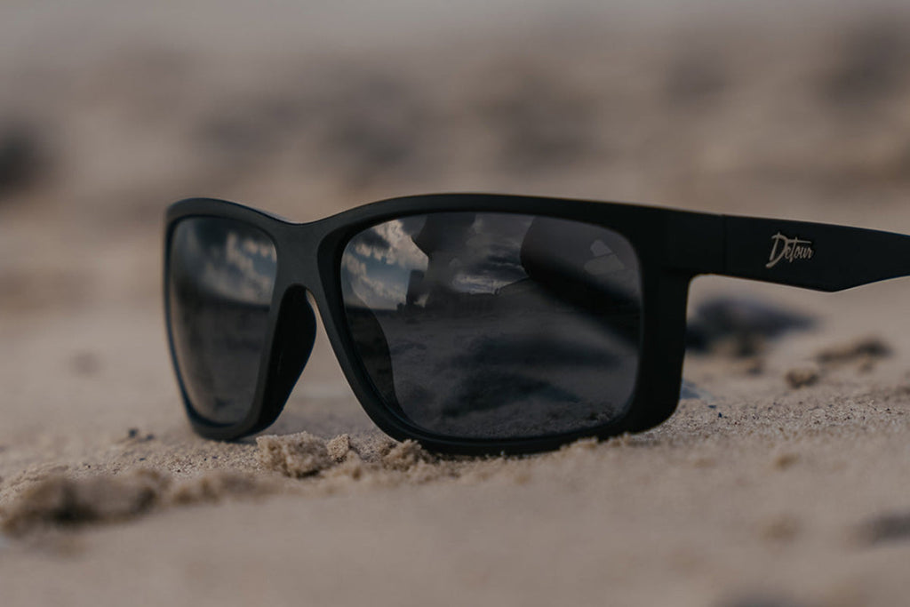 Detour Breach XL Jet Black Polarized ANSI Z87+ Safety Sunglasses