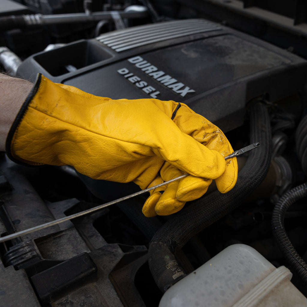 Bear Knuckles Yellow Jacket Water & Oil-Resistant Buffalo Driver Gloves - D367 - MEM Supply Co.
