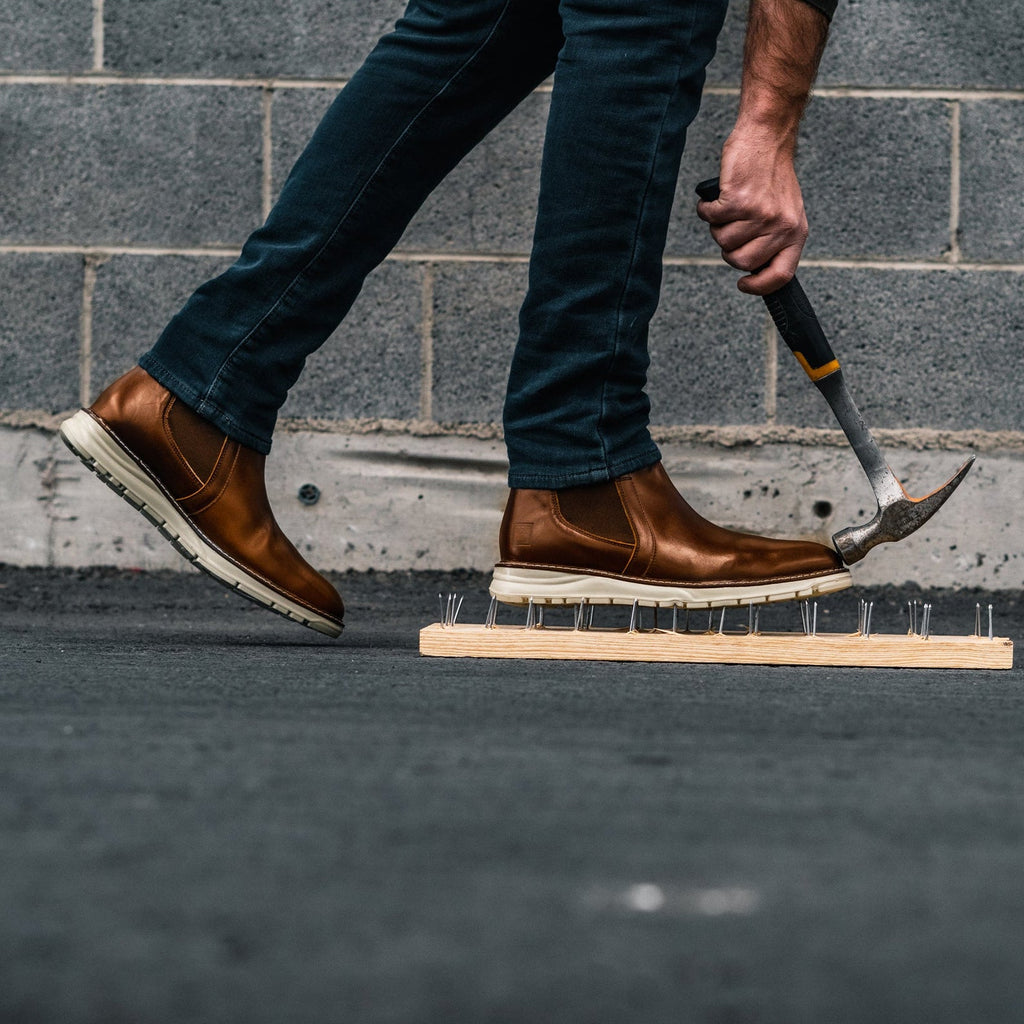 Proxon Becks Steel Toe Chelsea Work Boot – Amber