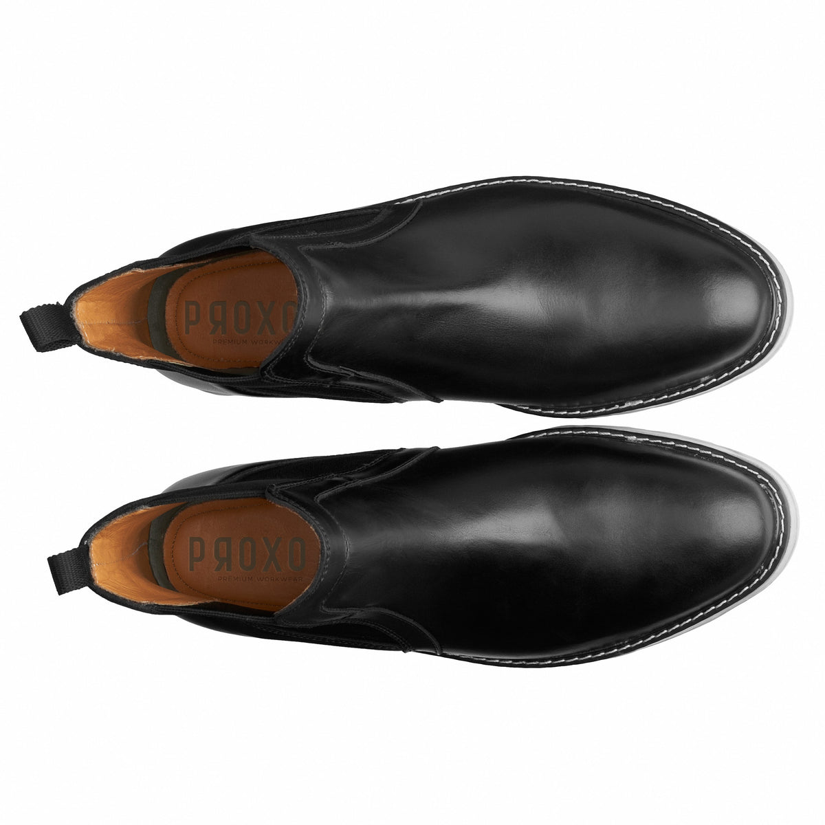 Proxon Becks Steel Toe Chelsea Work Boot – Black