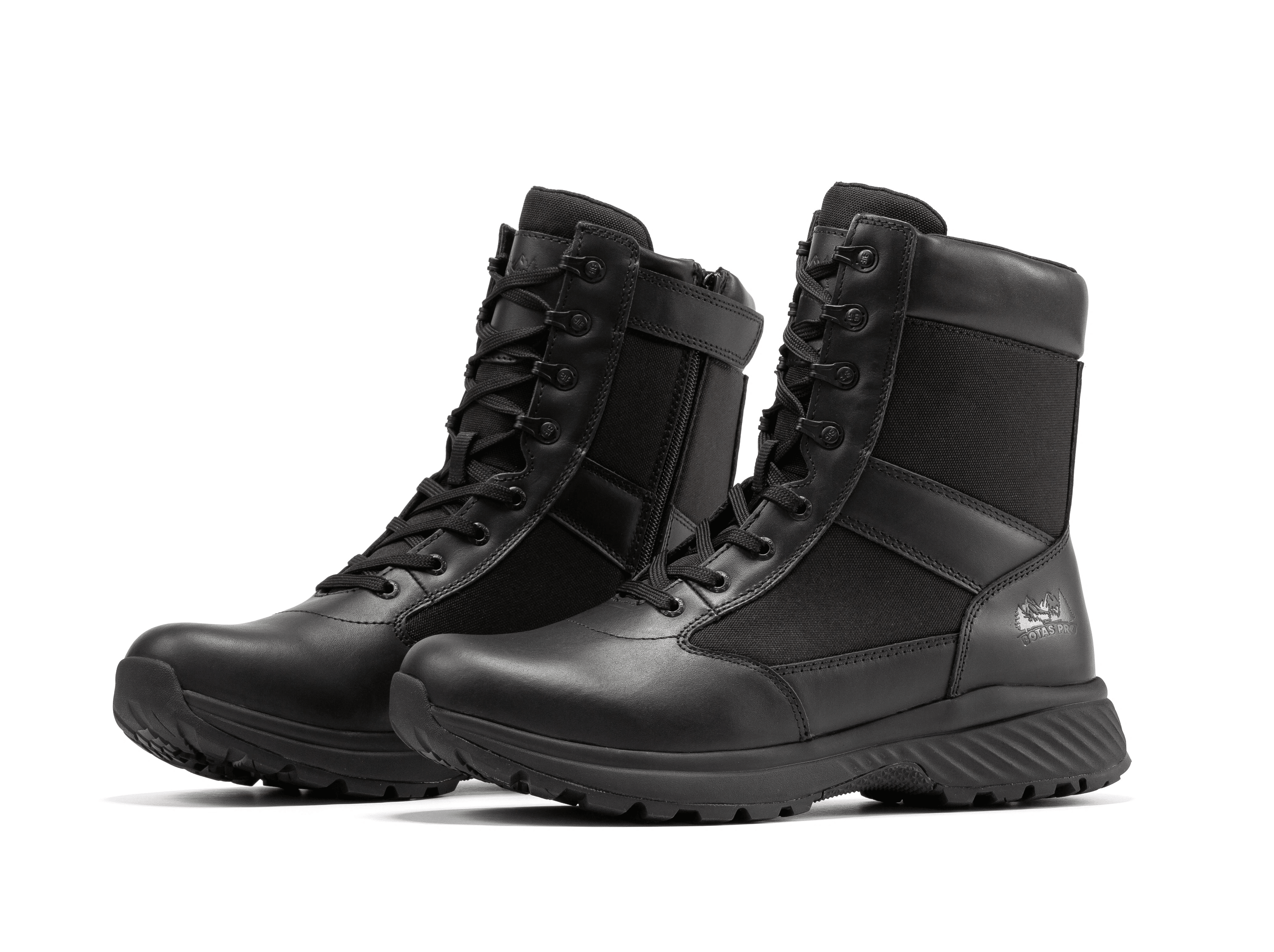 Botas Pro 8" Side-Zip Tactical Boot – Black - MEM Supply Co.
