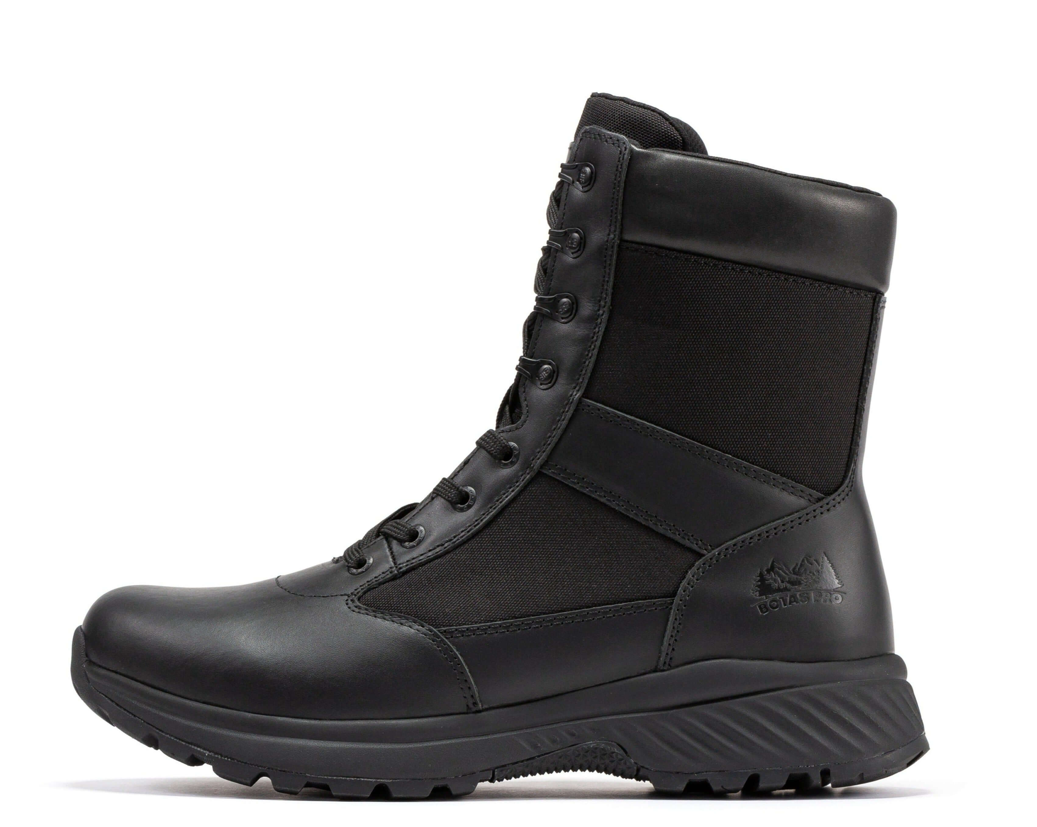 Botas Pro 8" Side-Zip Tactical Boot – Black