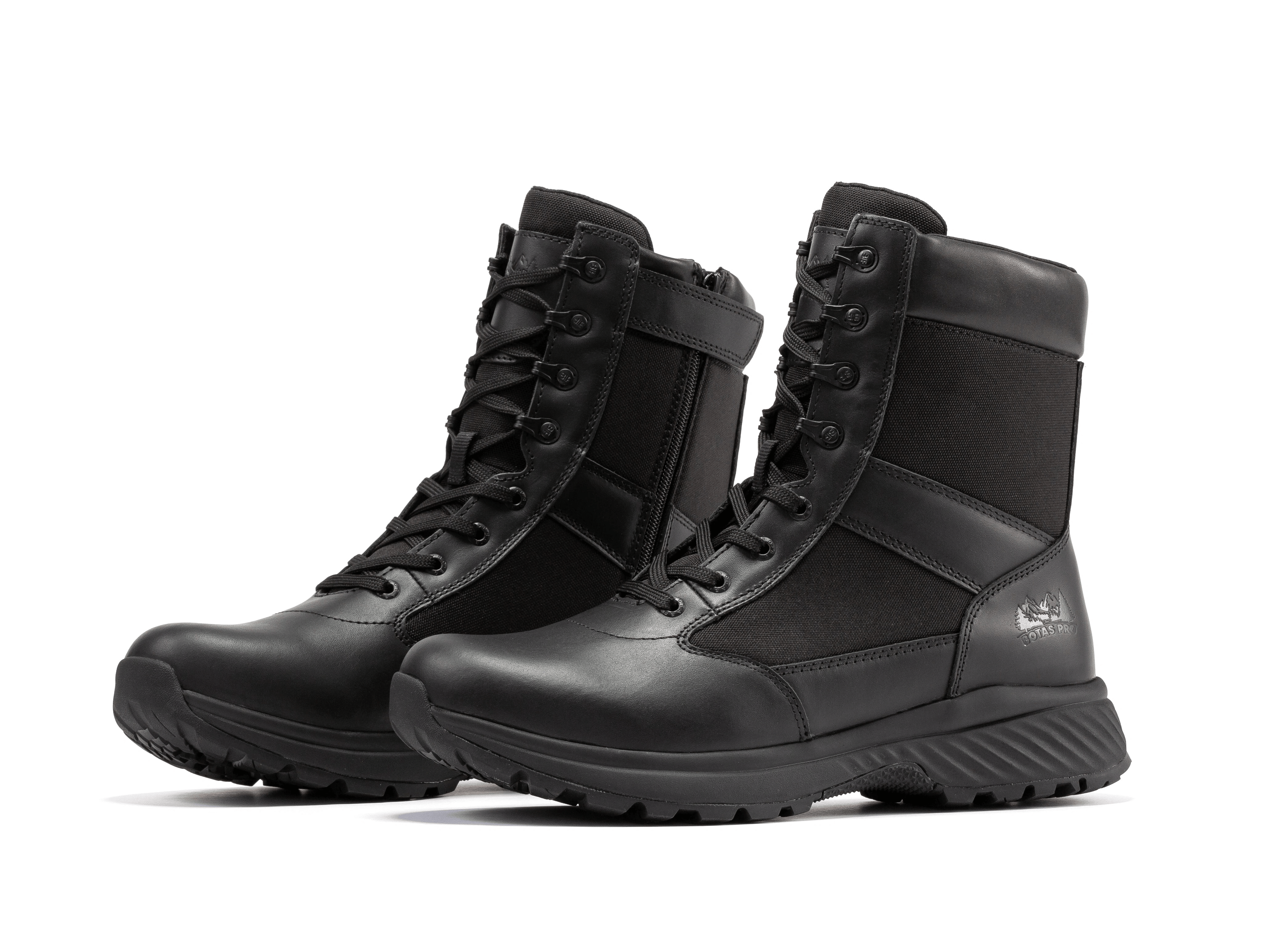 Botas Pro 8" Side-Zip Tactical Boot – Black