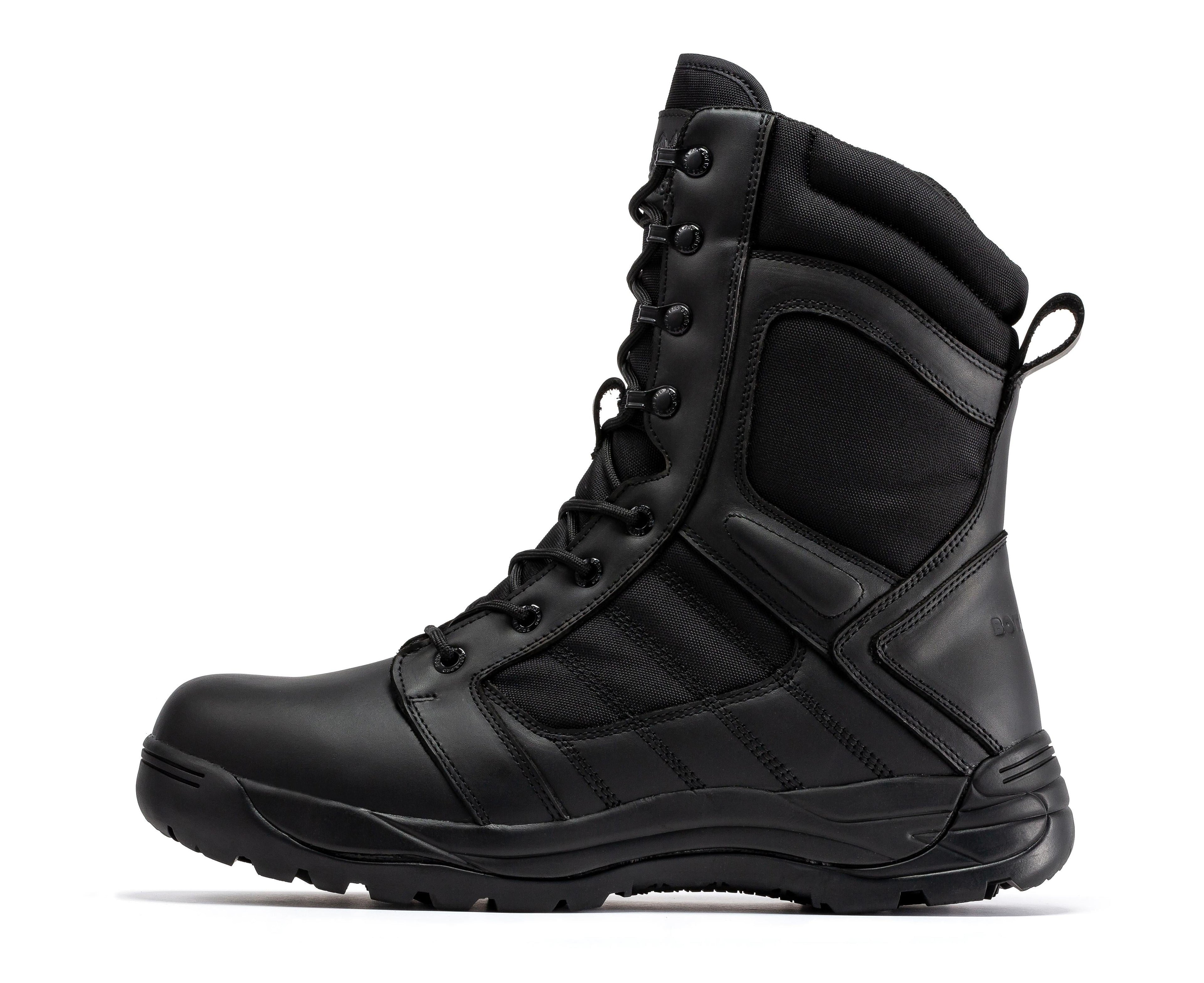 Botas Pro BMP110 8" Side-Zip Tactical Boot – Black