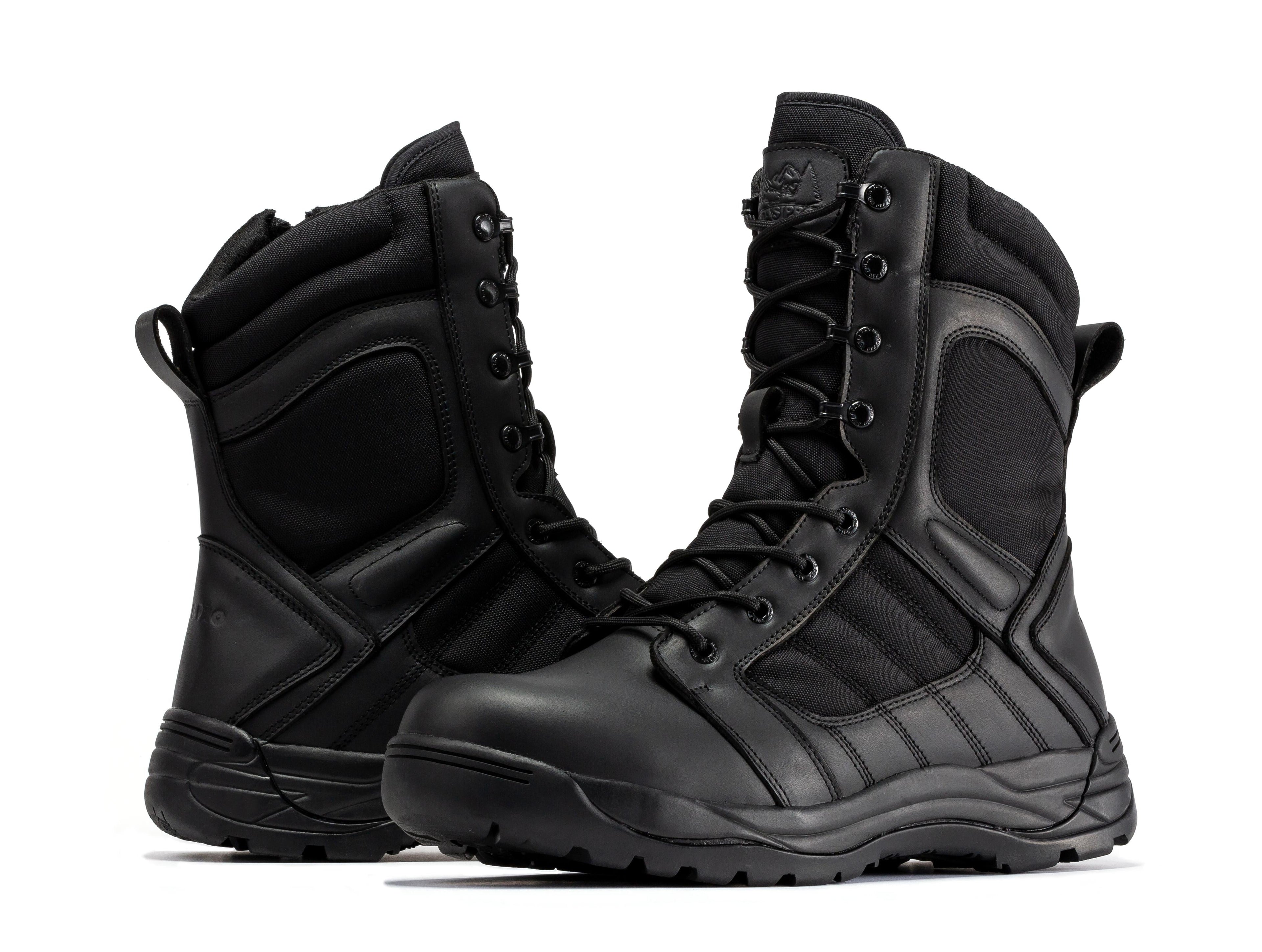 Botas Pro BMP110 8" Side-Zip Tactical Boot – Black