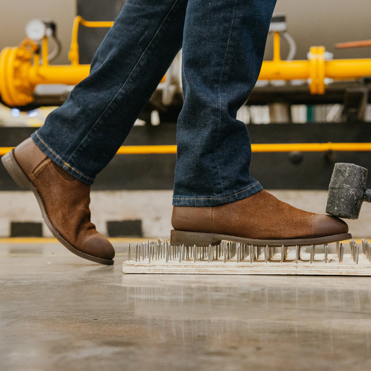 Proxon Fulton Steel Toe Western Work Boot – Moka