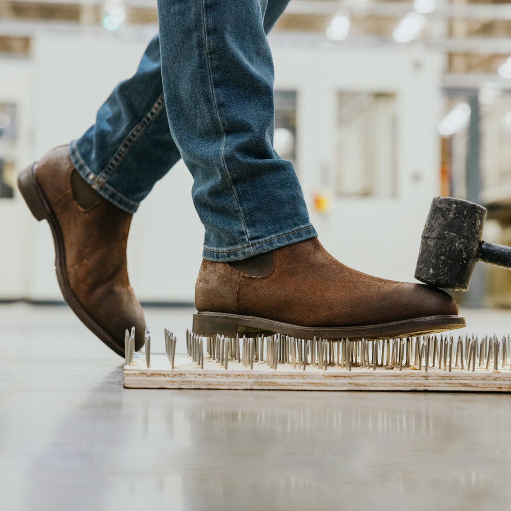 Proxon Bronx Steel Toe Chelsea Work Boot – Moka