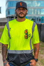 Demons Behind Me Class 2 Hi-Vis Performance T-Shirt
