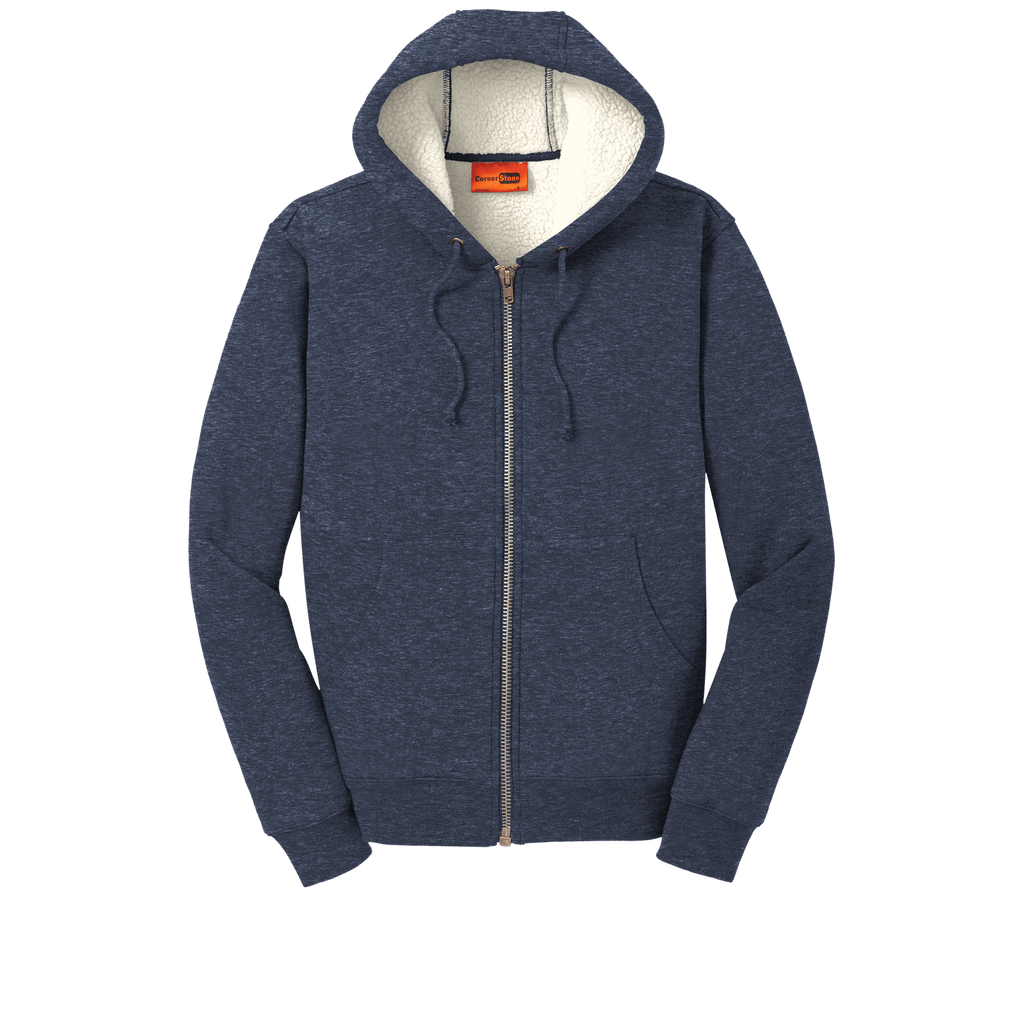 CornerStone® CS625 Heavyweight Sherpa-Lined Hooded Fleece Jacket - MEM Supply Co.