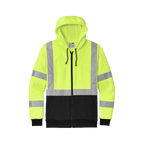 CornerStone® CSF300 ANSI 107 Class 3 Heavy-Duty Fleece Full-Zip Hoodie - MEM Supply Co.