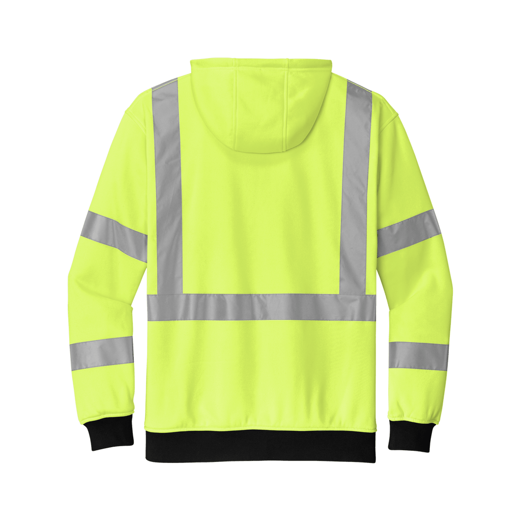 CornerStone® CSF300 ANSI 107 Class 3 Heavy-Duty Fleece Full-Zip Hoodie - MEM Supply Co.