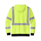 CornerStone® CSF300 ANSI 107 Class 3 Heavy-Duty Fleece Full-Zip Hoodie - MEM Supply Co.