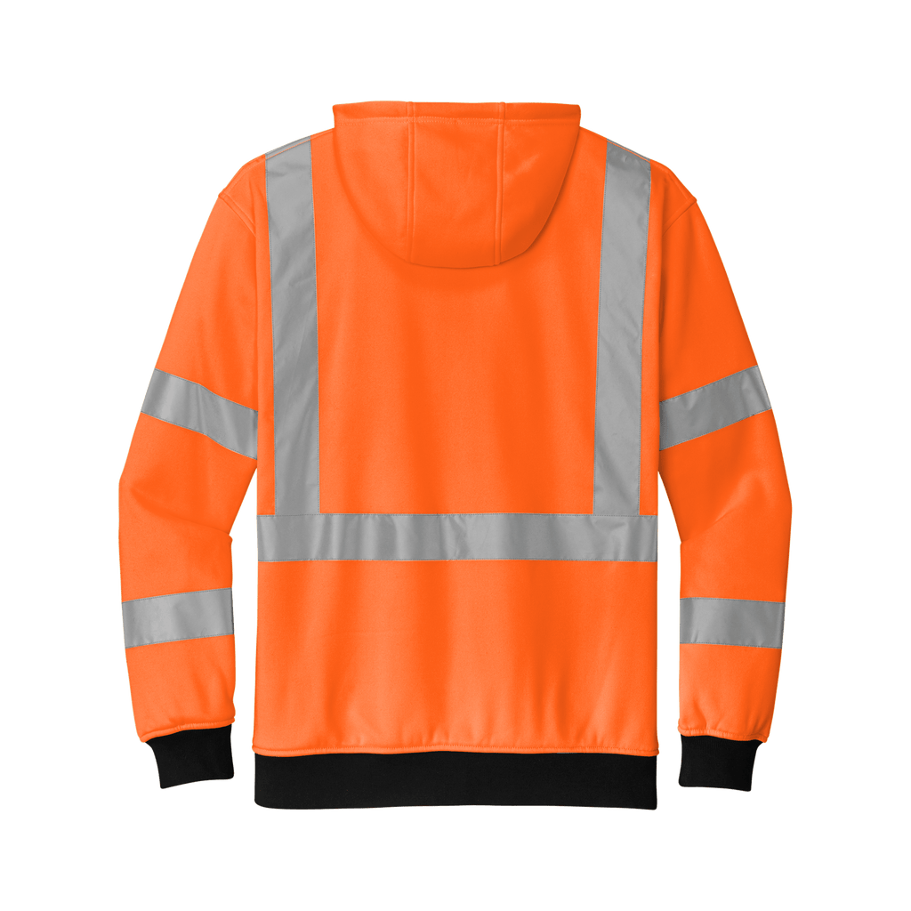 CornerStone® CSF300 ANSI 107 Class 3 Heavy-Duty Fleece Full-Zip Hoodie - MEM Supply Co.