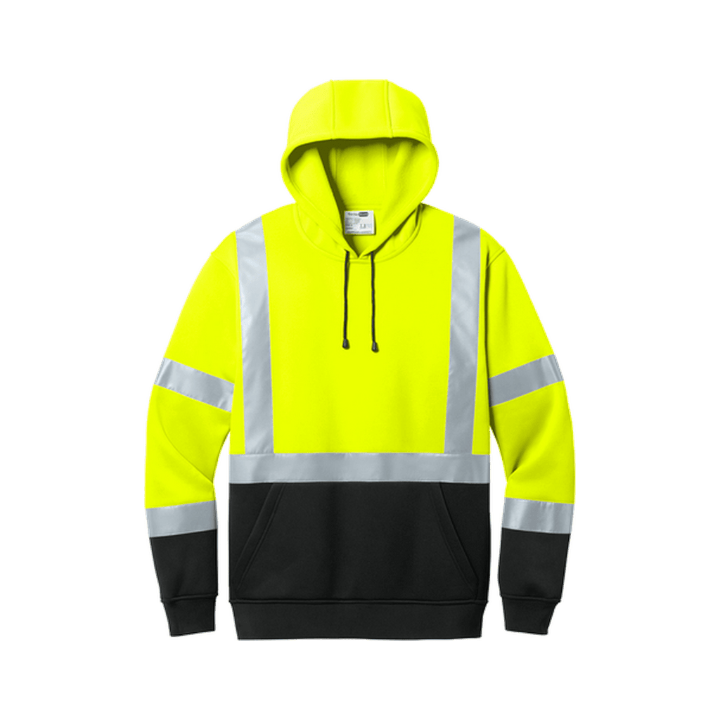 CornerStone® CSF301 ANSI 107 Class 3 Heavy-Duty Fleece Pullover Hoodie - MEM Supply Co.