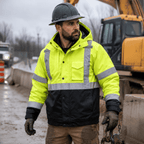 CornerStone® CSJ501 ANSI 107 Class 3 Waterproof Insulated Ripstop Bomber Jacket - MEM Supply Co.