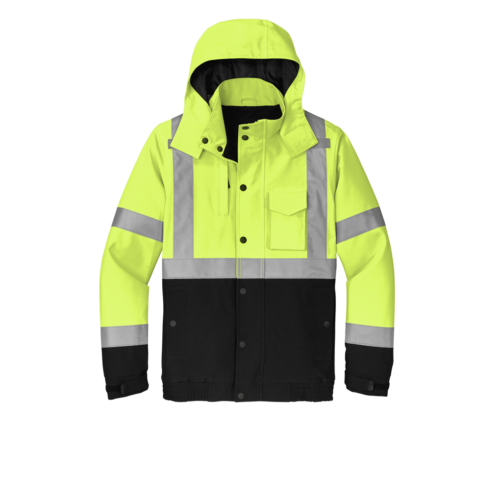 CornerStone® CSJ501 ANSI 107 Class 3 Waterproof Insulated Ripstop Bomber Jacket - MEM Supply Co.