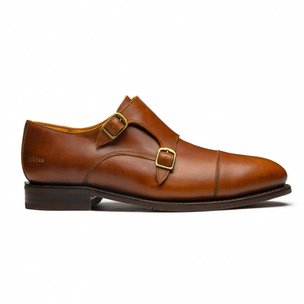 Proxon Dante Steel Toe Monk Strap Work Shoe – Amber