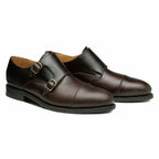 Proxon Dante Steel Toe Monk Strap Work Shoe – Brown