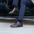 Proxon Dante Steel Toe Monk Strap Work Shoe – Brown