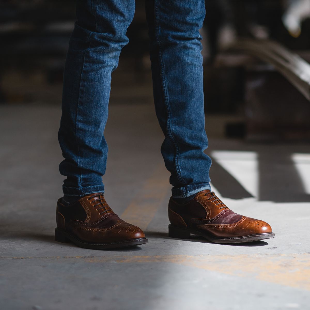 Proxon Eagle Steel Toe Oxford Work Shoe – Amber/Brown