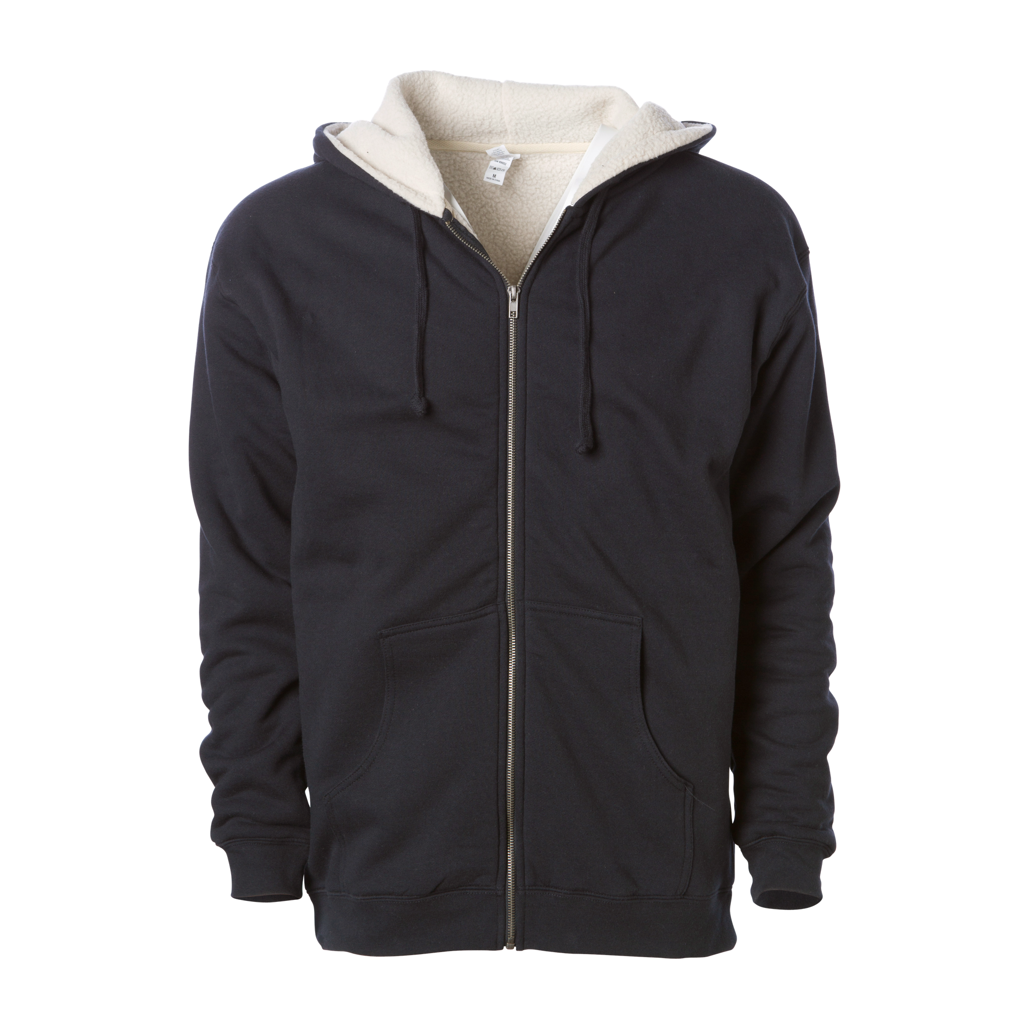 Independent Trading Co. Heavyweight Sherpa-Lined Full-Zip Hoodie
