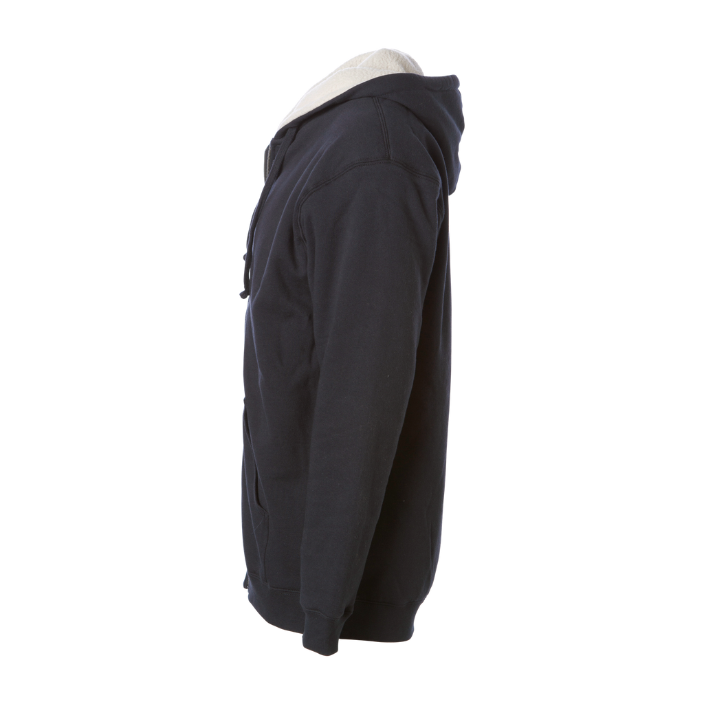 Independent Trading Co. Heavyweight Sherpa-Lined Full-Zip Hoodie