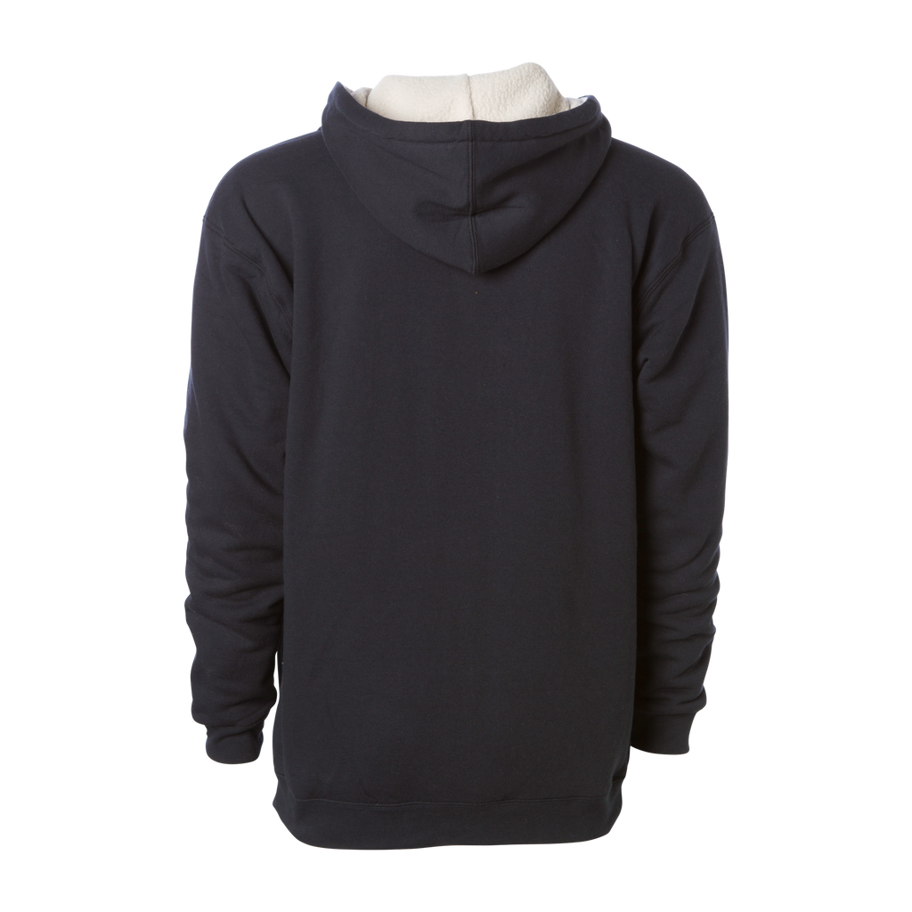 Independent Trading Co. Heavyweight Sherpa-Lined Full-Zip Hoodie