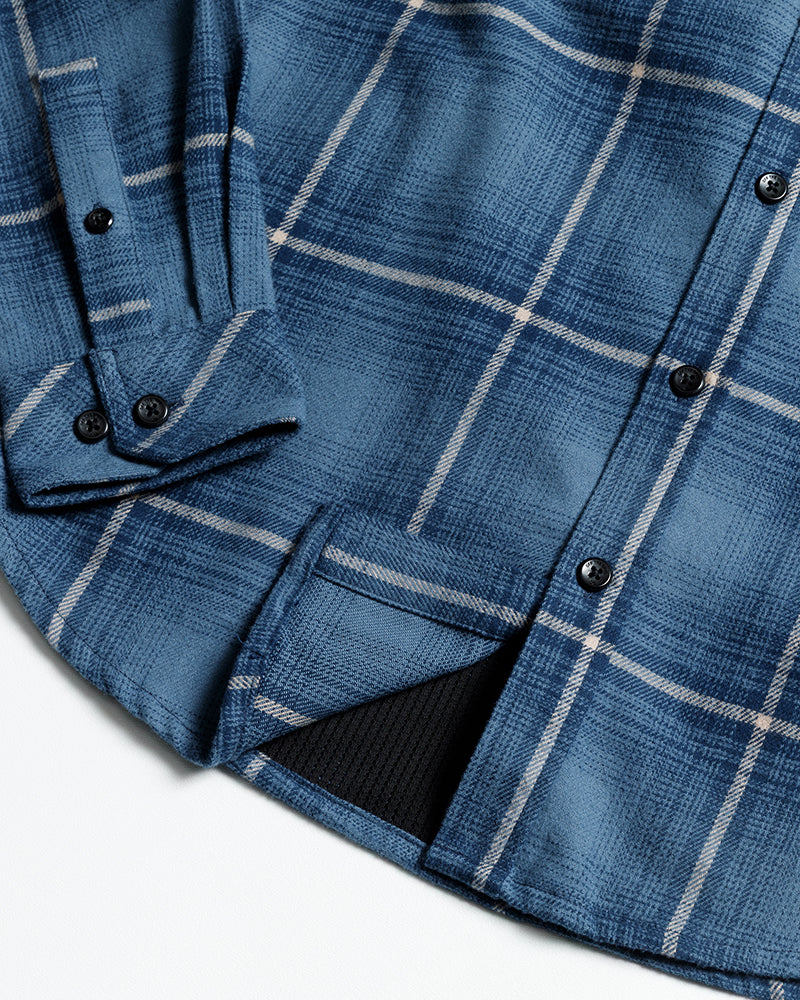 Off The Grid Destroyer Utility Flannel – Pale Blue