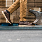 Proxon Grand Steel Toe Double Monk Strap Work Shoe – Brown