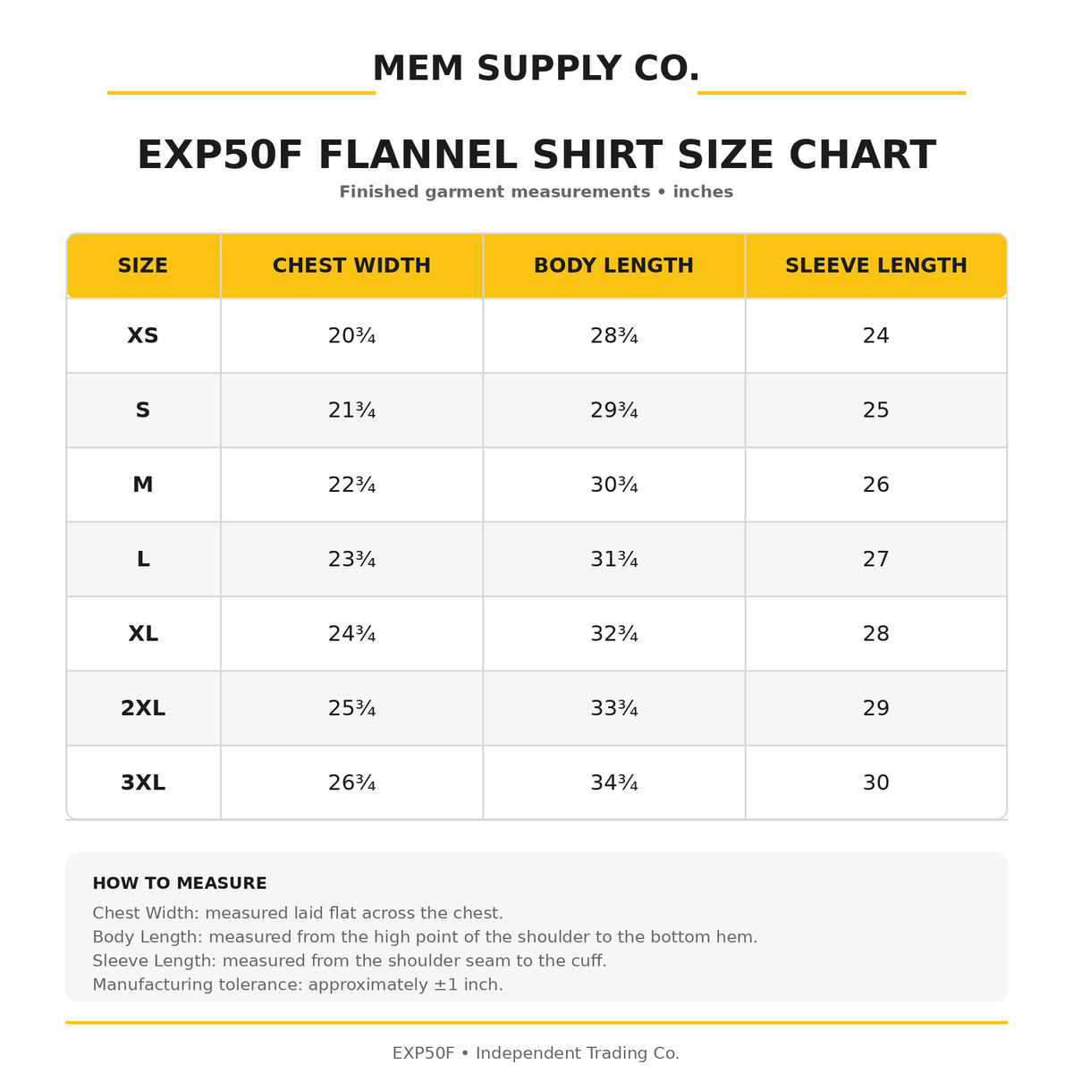 Independent Trading Co. EXP50F Men’s Flannel Shirt - MEM Supply Co.