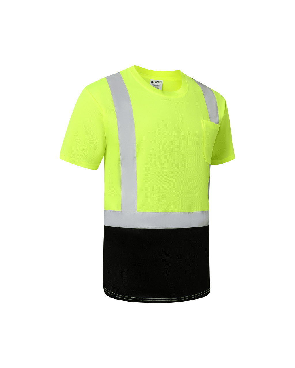 Kiwi Class 2 Two-Tone Short Sleeve Hi-Vis Safety Shirt – Neon - MEM Supply Co.