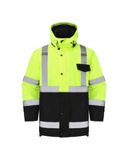 Kiwi Class 3 Quilt-Lined Water-Resistant Hi-Vis Safety Jacket – Neon - MEM Supply Co.
