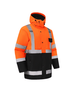 Kiwi Class 3 Quilt-Lined Water-Resistant Hi-Vis Safety Jacket – Orange - MEM Supply Co.