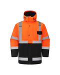 Kiwi Class 3 Quilt-Lined Water-Resistant Hi-Vis Safety Jacket – Orange - MEM Supply Co.