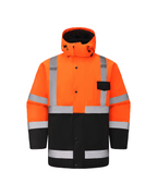 Kiwi Class 3 Quilt-Lined Water-Resistant Hi-Vis Safety Jacket – Orange - MEM Supply Co.