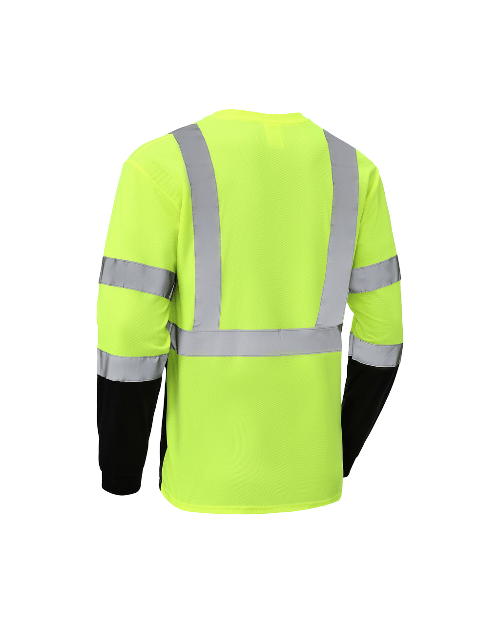 Kiwi Class 3 Two-Tone Long Sleeve Hi-Vis Safety Shirt – Neon - MEM Supply Co.