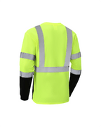 Kiwi Class 3 Two-Tone Long Sleeve Hi-Vis Safety Shirt – Neon - MEM Supply Co.