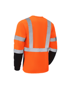Kiwi Class 3 Two-Tone Long Sleeve Hi-Vis Safety Shirt – Orange - MEM Supply Co.