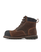 Kiwi Premium 6" Waterproof Composite Toe Cap-Toe Work Boot – Brown - MEM Supply Co.