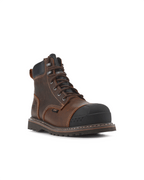 Kiwi Premium 6" Waterproof Composite Toe Cap-Toe Work Boot – Brown - MEM Supply Co.