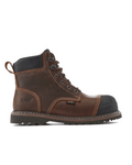 Kiwi Premium 6" Waterproof Composite Toe Cap-Toe Work Boot – Brown - MEM Supply Co.