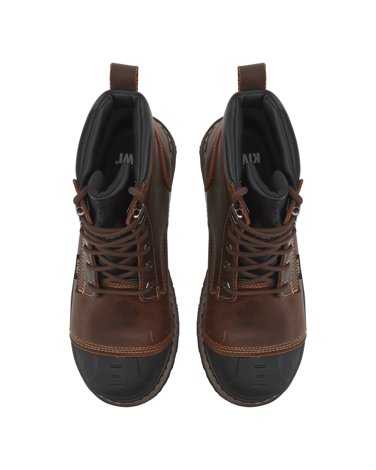 Kiwi Premium 6" Waterproof Composite Toe Cap-Toe Work Boot – Brown - MEM Supply Co.